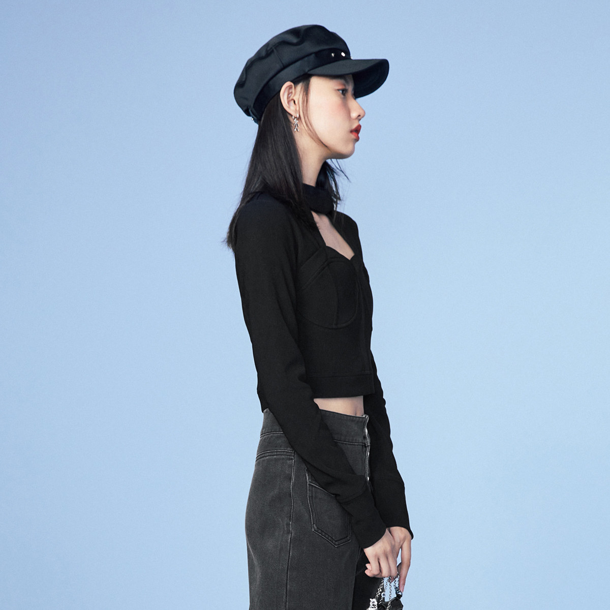 太平鸟机能风设计感小众2021衬衫 太平鸟喜之乐衬衫