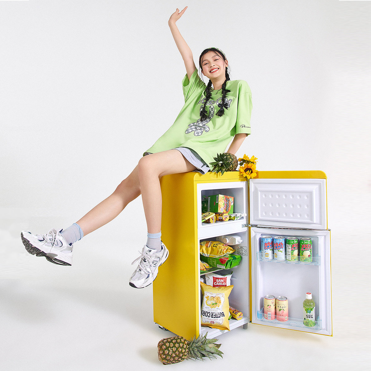 太平鸟个性老花兔2021夏季新款t恤 太平鸟喜之乐T恤