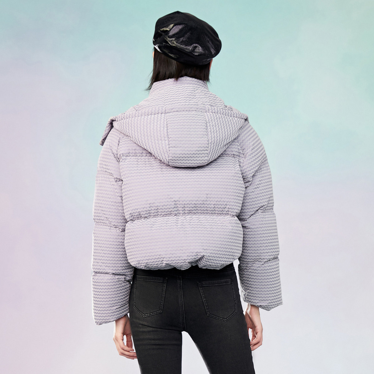 太平鸟短款女2020新款连帽面包服 太平鸟喜之乐羽绒服