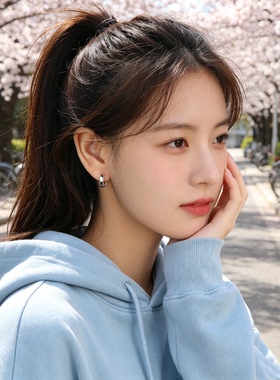 银琴简约百搭耳扣925银日韩女