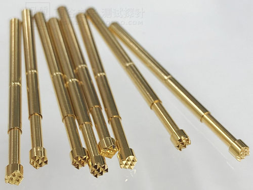 P125-H/PA125-H 2.5mm镀金九爪/九齿梅花头 PCB测试探针 2.0*33MM - 图0