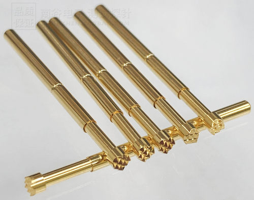 P125-H/PA125-H 2.5mm镀金九爪/九齿梅花头 PCB测试探针 2.0*33MM - 图1