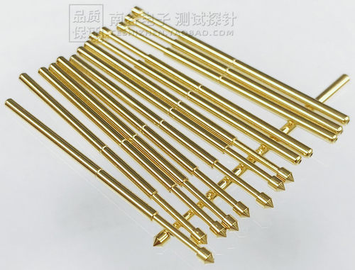 3.0大圆锥头测试探针 P100-E2 E3 E4 E5 E6 1.5mm镀金100mil/33mm - 图0