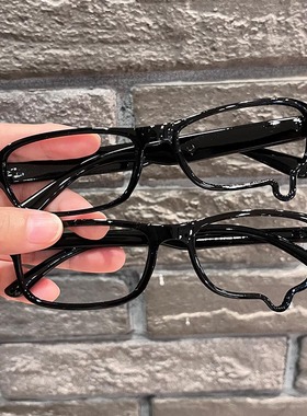 二次元哭哭眼镜框y2k辣妹流泪眼镜日系学院风cos动漫拍照镜框潮