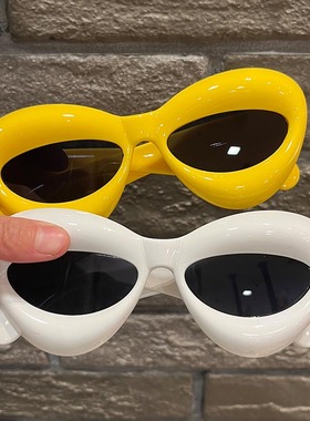 搞怪趣味充气感可爱气球墨镜