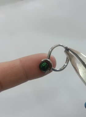 稀土永磁艾灸石强磁戒指女转动转运圆珠按摩刮痧磁疗慈高斯无绳华