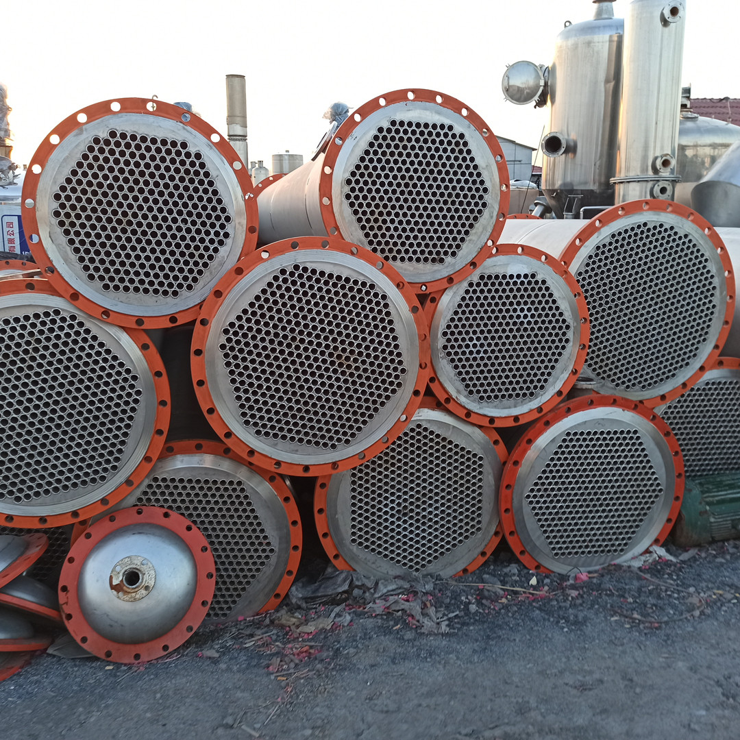 二手304/316不锈钢列管无缝冷凝器换热器化工制药反应釜冷却专用