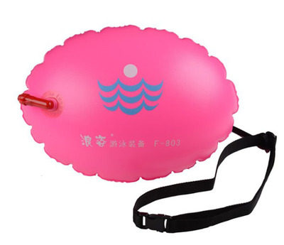 浪姿户外跟屁虫游泳包安全双气囊大人儿童游泳浮漂专业装备救生球 - 图3