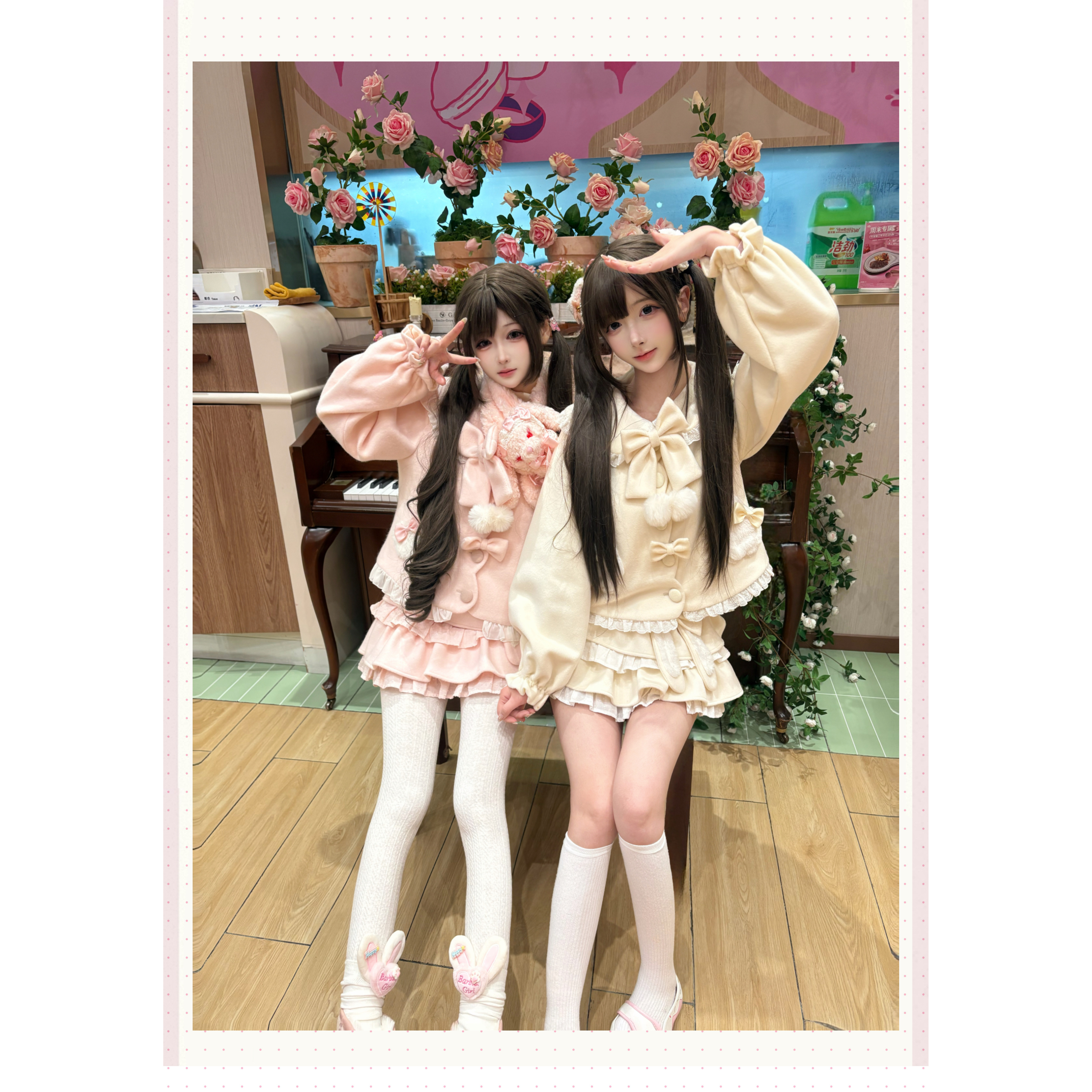 妄想少女原创设计糖霜兔崽套装萌妹软妹服宅Lolita外套两件套女萌,淘宝优惠券,粉丝福利购,淘宝优惠卷