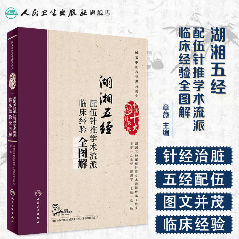 [旗舰店 现货]湖湘五经配伍针推学术流派临床经验全图解 章薇 主编 针灸推拿 9787117250702 人民卫生出版社 - 图0