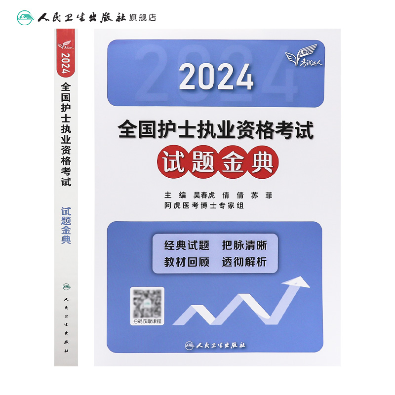 2024考试达人试题金典护士资格证考试资料书历年真题卷题库全国执业指导试题职业证刷题练习题护士护资考试轻松过2024人卫版护考-图1