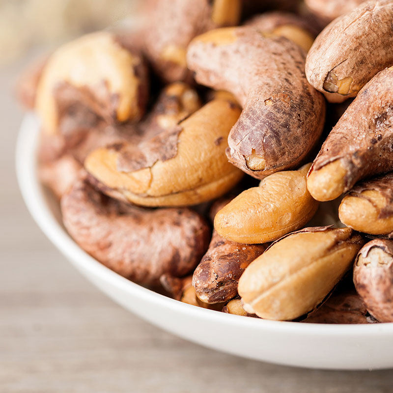 如水紫皮腰果160g越南风味腰果仁A180大颗粒配料干净坚果零食