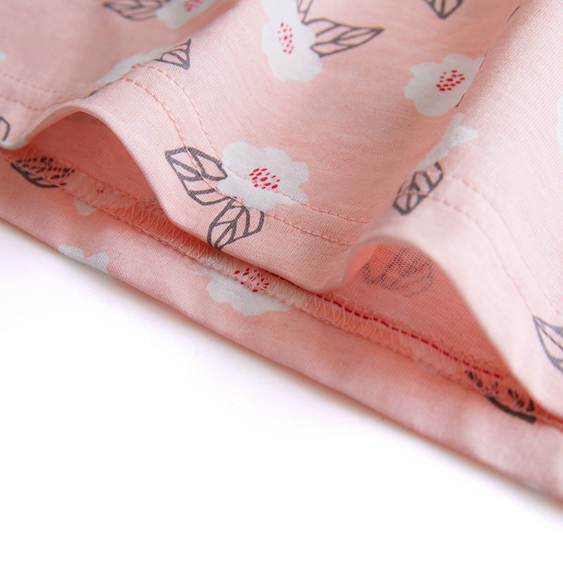 三枪睡裙夏季纯棉印花水柔密家居裙 三枪家诚睡裙