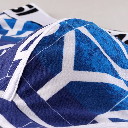 潮杰斯男士内裤平角裤四角裤衩透气薄款性感U凸青年运动底裤短裤 - 图1