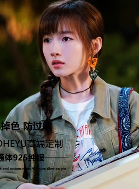 S925纯银黑色尖晶石项链不掉色