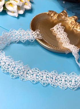 925纯银白蕾丝项链女脖子饰品