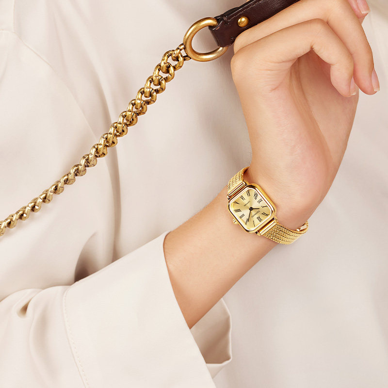 天王小方糖女款20mm小表盘小方表 天王国产腕表