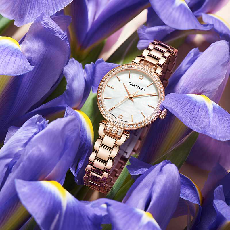 天王星辰系列31241气质精致小圆表 天王国产腕表