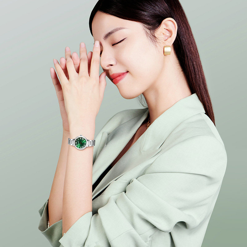Tianwang watch retro women's watch 31357 light luxury full circle zircon steel belt quartz watch 520 gift for girlfriend