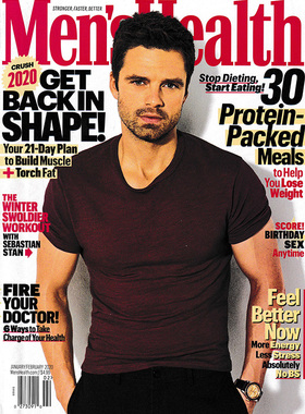 英文版 Men's Health时尚健康男士版杂志 2020年1-2月合刊 正版现货男性身心健康体育运动书籍期刊