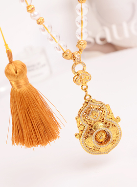 铜合金项链 人生四美高品质葫芦项链女新中式衣服配饰送母亲礼物