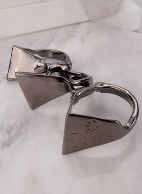 西太后三骨节土星戒指可刻字