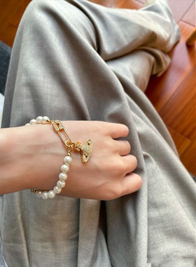 西太后土星珍珠手链娜娜同款