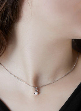 西太后NANA同款珍珠土星项链