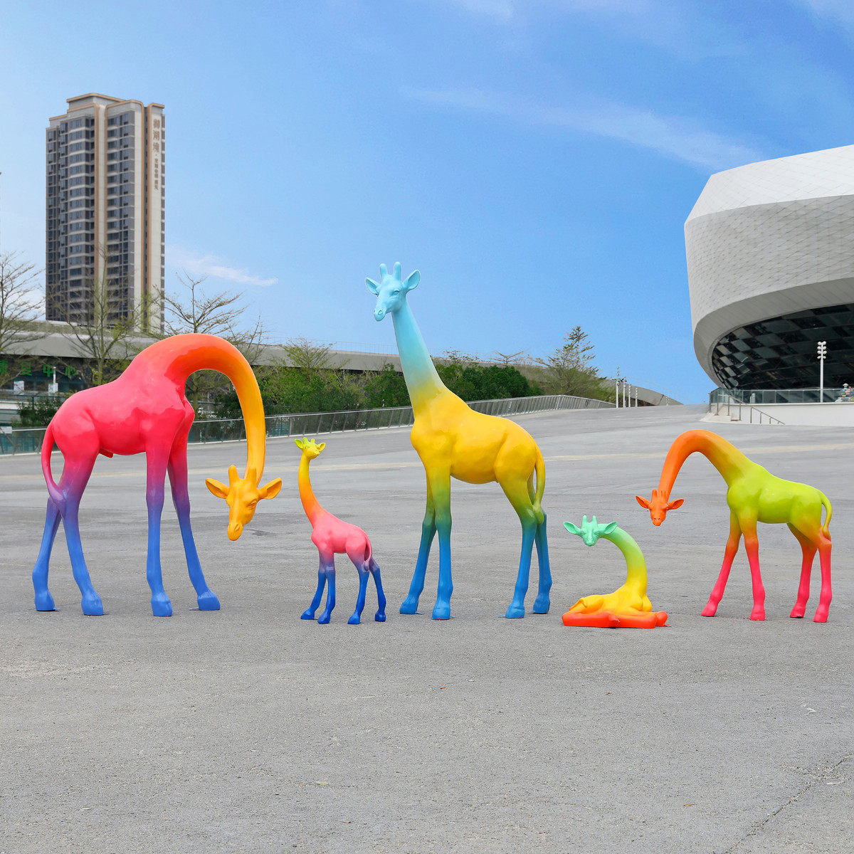 户外大型摆件玻璃钢雕塑动物装饰公园小区体育馆景区落地庭院摆件,淘宝优惠券,粉丝福利购,淘宝优惠卷