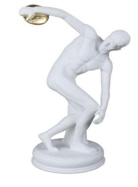 树脂工艺品家居饰品人物摆件 饼抛北欧软装男 卧室客厅电视柜装饰