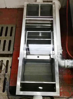 科朗环保304不锈钢商用三级沉淀餐饮厨房隔油池地埋式油水分离器