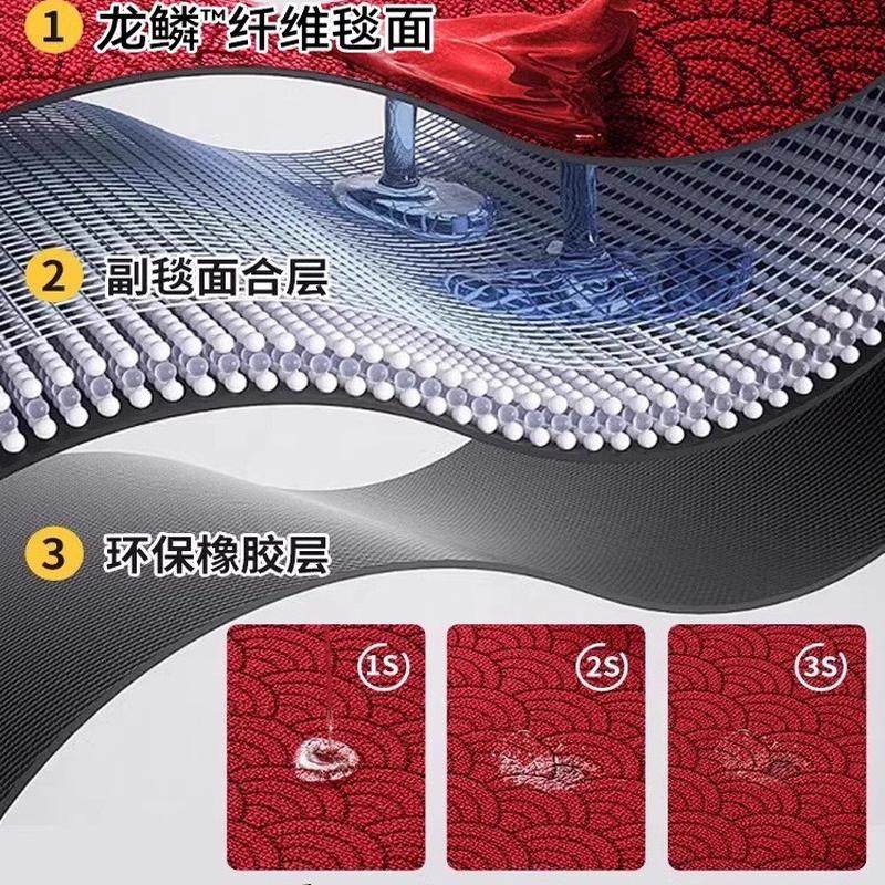 新中式地垫入户门地毯喜庆门垫玄关脚垫耐脏防磨用高级防滑垫子,淘宝优惠券,粉丝福利购,淘宝优惠卷