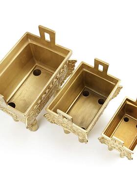 铜鼎摆件 纯铜鼎鼎盛千秋铜香炉摆件家居办公室礼品批发