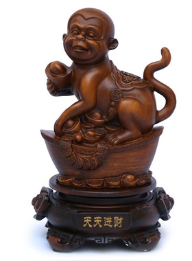 适用生肖猴摆件家居装饰乔迁新居礼品装饰柜电视柜摆件工艺品生日