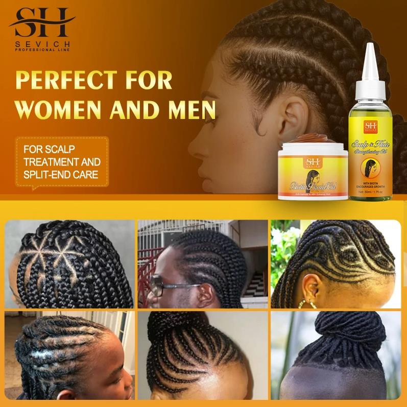 2023 New African Anti-itch Hair Growth Braid Oil Hair Care - 图0