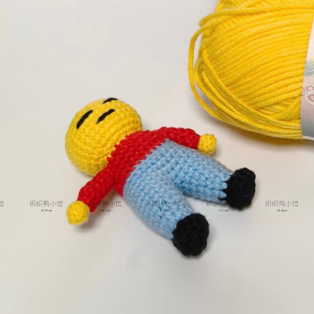 躺平小人表情包钩织玩偶摆件钥匙扣成品,淘宝优惠券,粉丝福利购,淘宝优惠卷