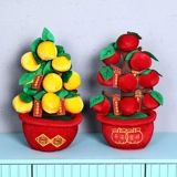 Новогодний весенний фестиваль декоративный орнамент настольный столик, бонсай, богатое дерево, яблони персикового дерева, схема новогодней сцены