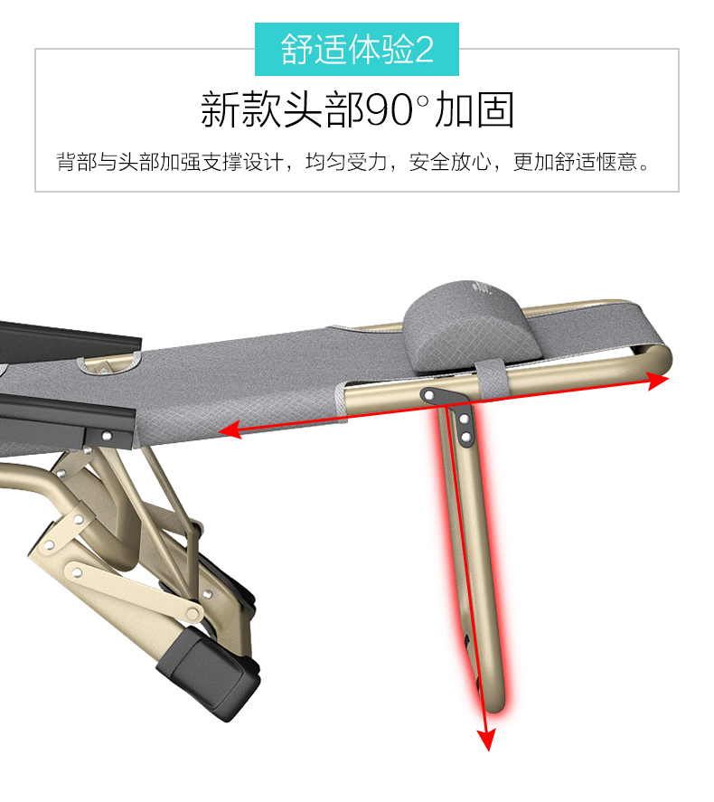 多功能休闲躺椅折叠椅午睡椅折叠床午休床午办公床陪护床多地包邮 - 图1