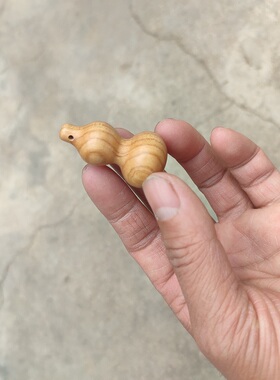 桃木小葫芦钥匙扣挂件