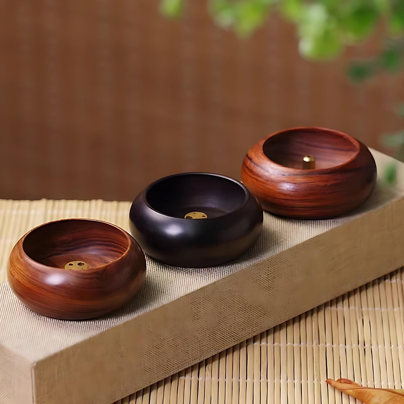 巴花黑檀木质迷你小香插香座香托旅行室内熏香沉香檀香多孔线香炉,淘宝优惠券,粉丝福利购,淘宝优惠卷