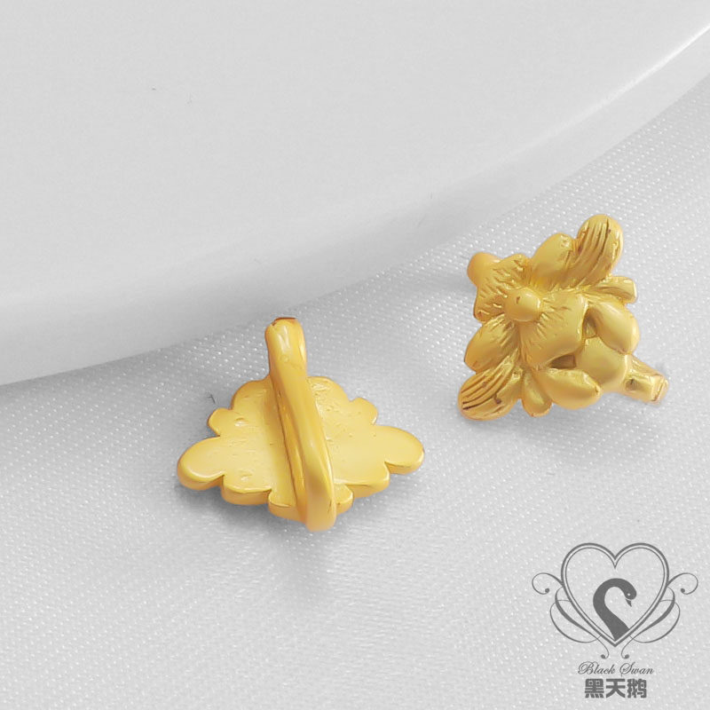 18k哑金包金保色古法金如意平安扣吊坠扣链接挂钩扣diy饰品项链扣,淘宝优惠券,粉丝福利购,淘宝优惠卷