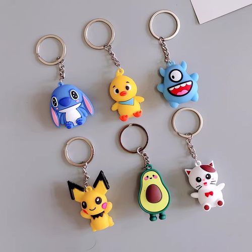 开学季礼物钥匙扣网红儿童幼儿园小学生实用礼品创意卡通公仔挂件 - 图2