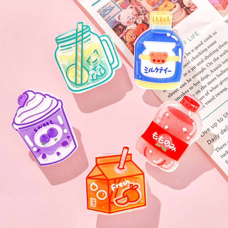 创意卡通饮料瓶小夹子学生奖励小礼品零食夹幼儿园小礼物儿童奖品