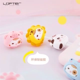 Lovte Data Cable Защитный рукав горький 11 милые животные кусая головка 6/7/8/x/xs max/xr/11promax зарядка защита заряжа
