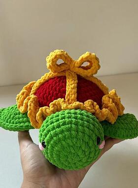 毛线钩针编织小海狸团子DIY材料