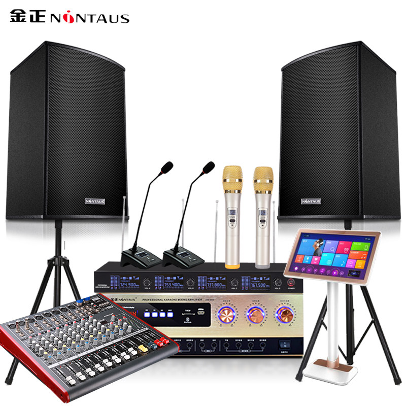 金正k10舞蹈室健身房12寸影院功放 晓桐数码KTV/卡拉OK音箱