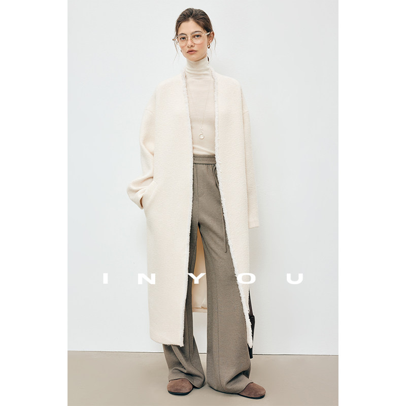 因由 遮跨藏肉加厚轻松过冬直筒阔腿裤垂感百搭针织弯刀休闲裤女,淘宝优惠券,粉丝福利购,淘宝优惠卷