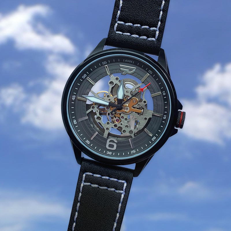 双面镂空全自动黑科技瑞士机械表 佩恩特手表国产腕表