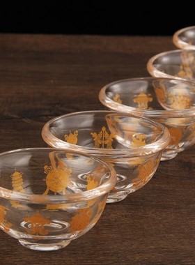 八供杯圣水杯吉祥供佛圣水杯