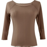 Балетная тренировка одежды для женщин для взрослых сетчатой ​​одежды для семи четверти рукава одежда для тела Top Dance Clothing для женщин весна и летняя гимнастика одежда